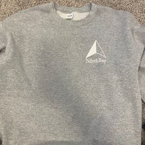 Grey oversized crewneck